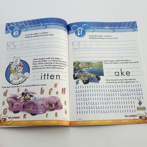 Disney Jr Educational 3 Workbooks Colors & Shapes, Alphabet Numbers & Counting - Picture 9 of 13